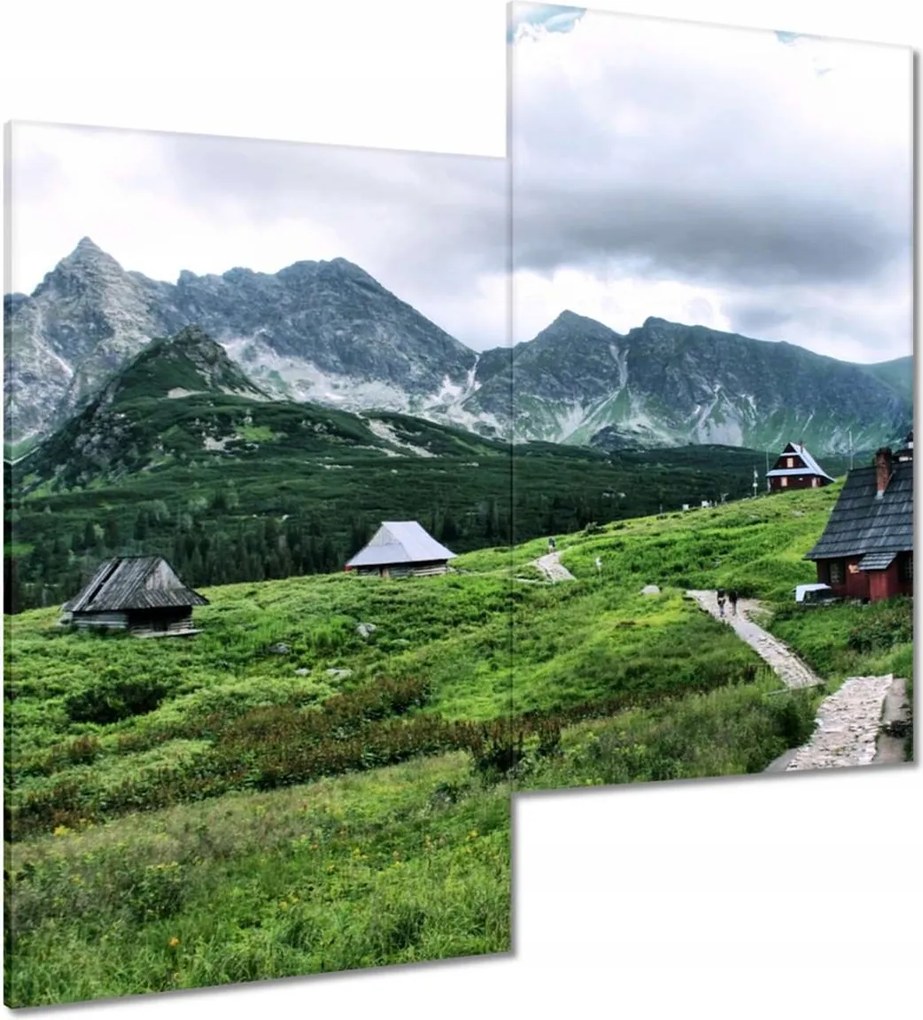 Vászonkép 60x60 Tátra Lánctalpas csarnok