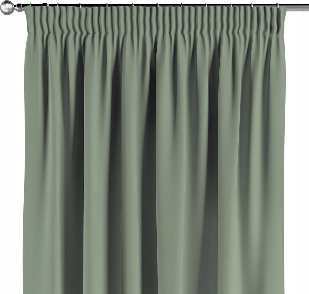 Függöny ráncoló szalaggal 1 db 140x260cm zöld
