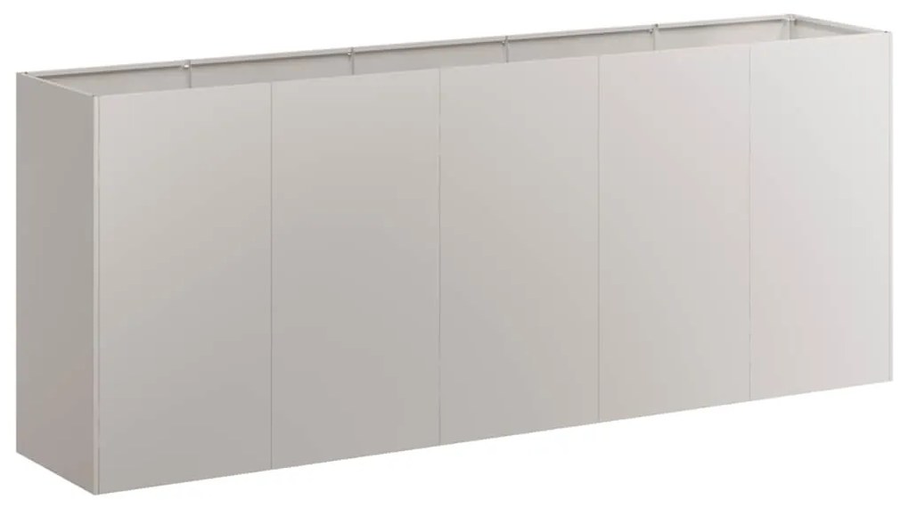 vidaXL ültető rozsdás 200x40x80 cm időjárásálló acélból