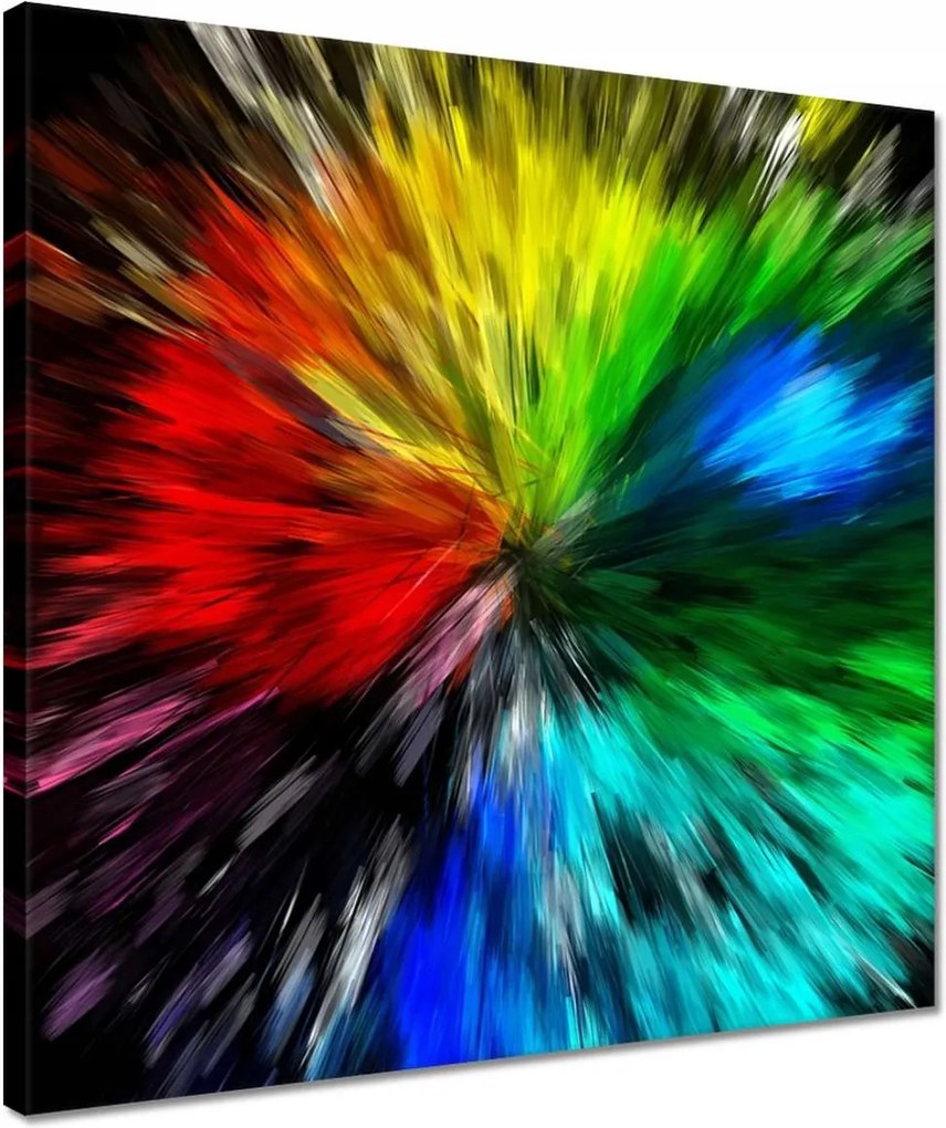 Vászonkép 40x40 Színes robbanás Színek