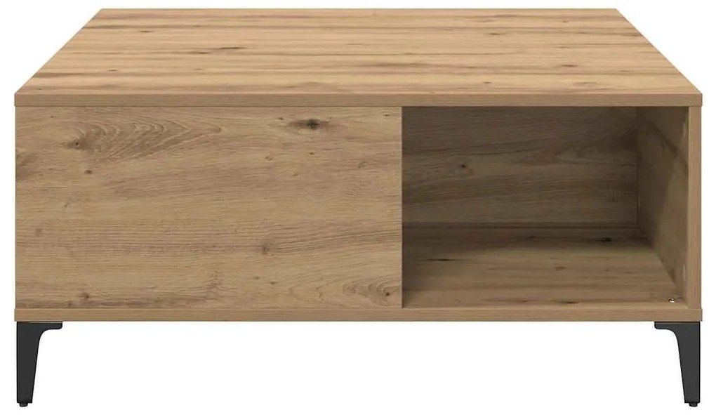 Dohányzóasztal Artisan tölgy 80 x 80 x 36,5 cm Faanyag