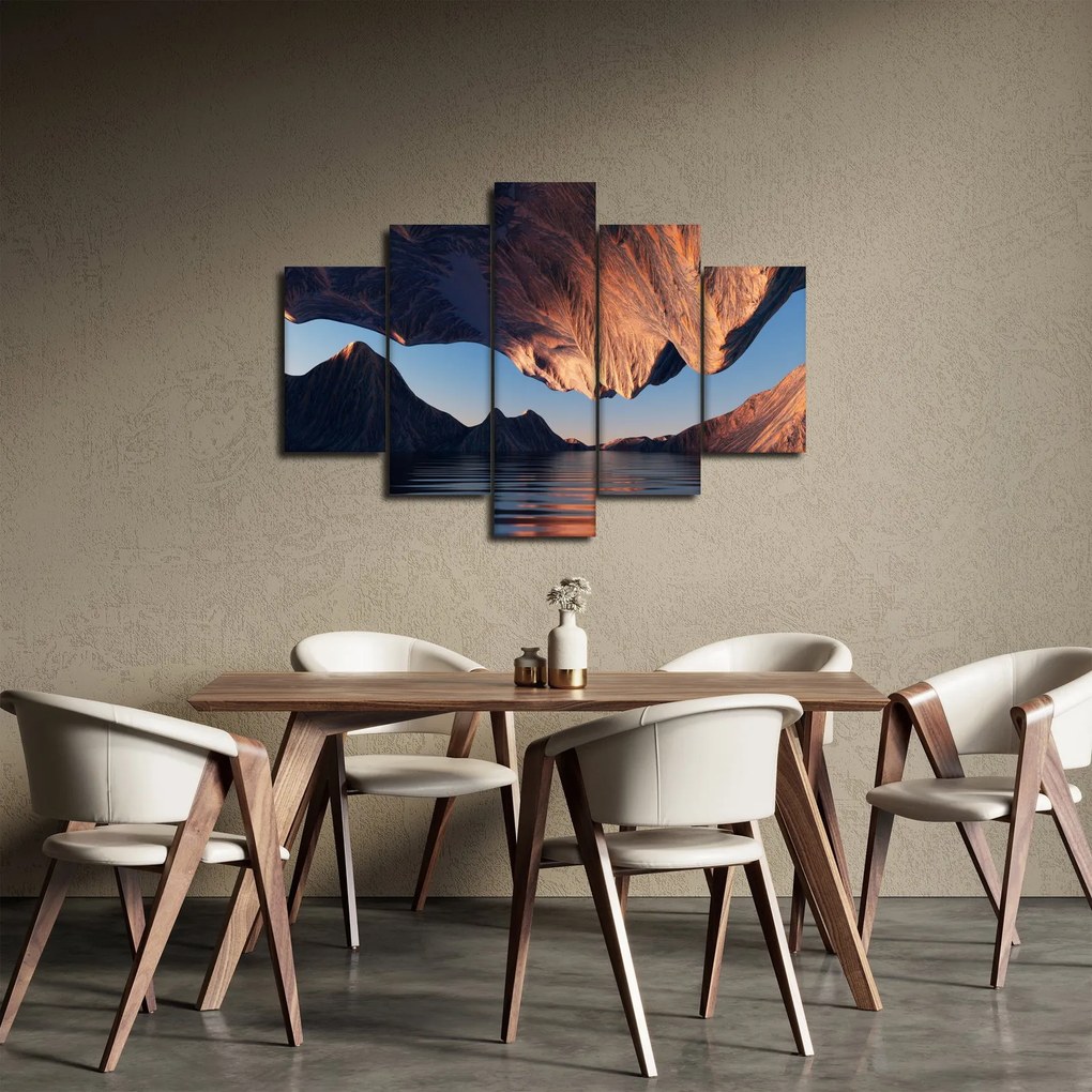 Kép - 3D sziklák (150x105 cm)