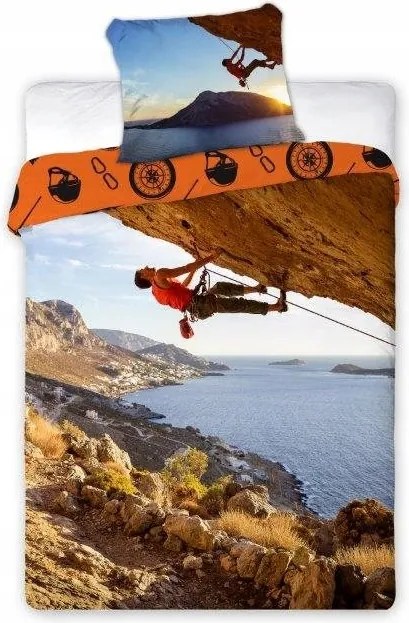 Gyerek pamut Ágyneműhuzat Hegymászó 160x200