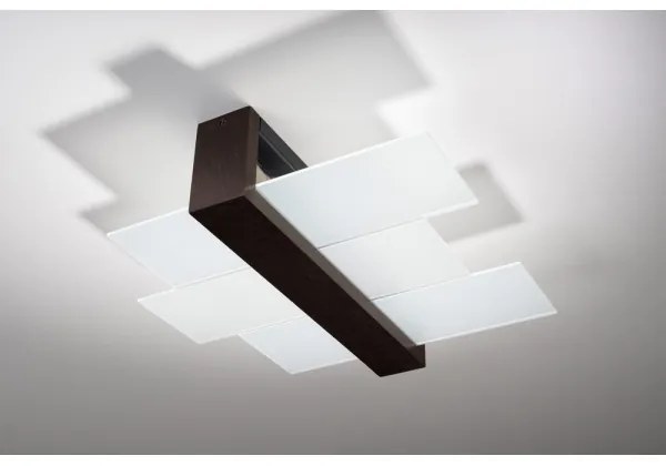 Sollux SL.0074 - Mennyezeti lámpa FENIKS 2 2xE27/60W/230V wenge