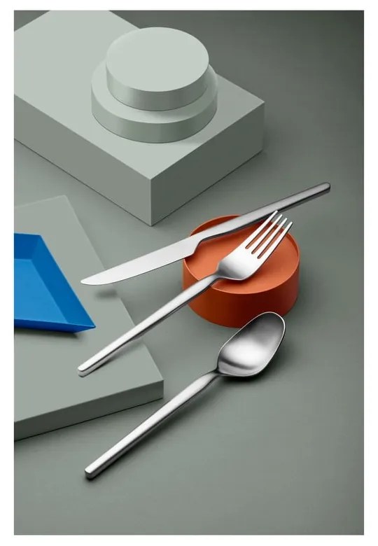 Ezüstszínű rozsdamentes acél evőeszköz készlet 16 db-os Dorotea – Gense