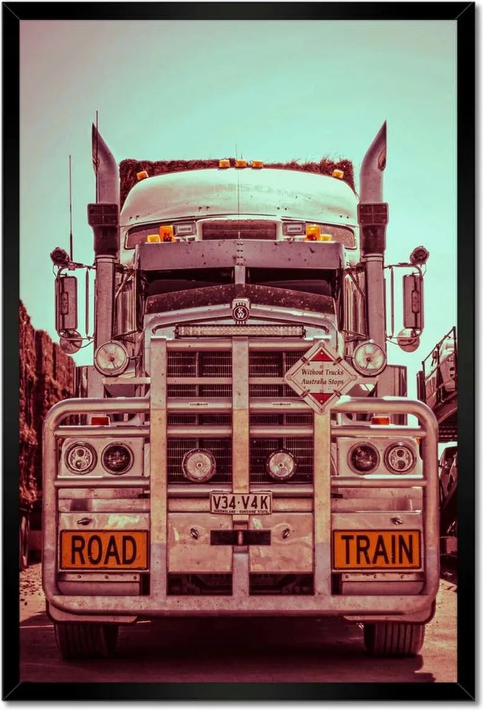 Poszterek keretben 40x60 Teherautó kamion