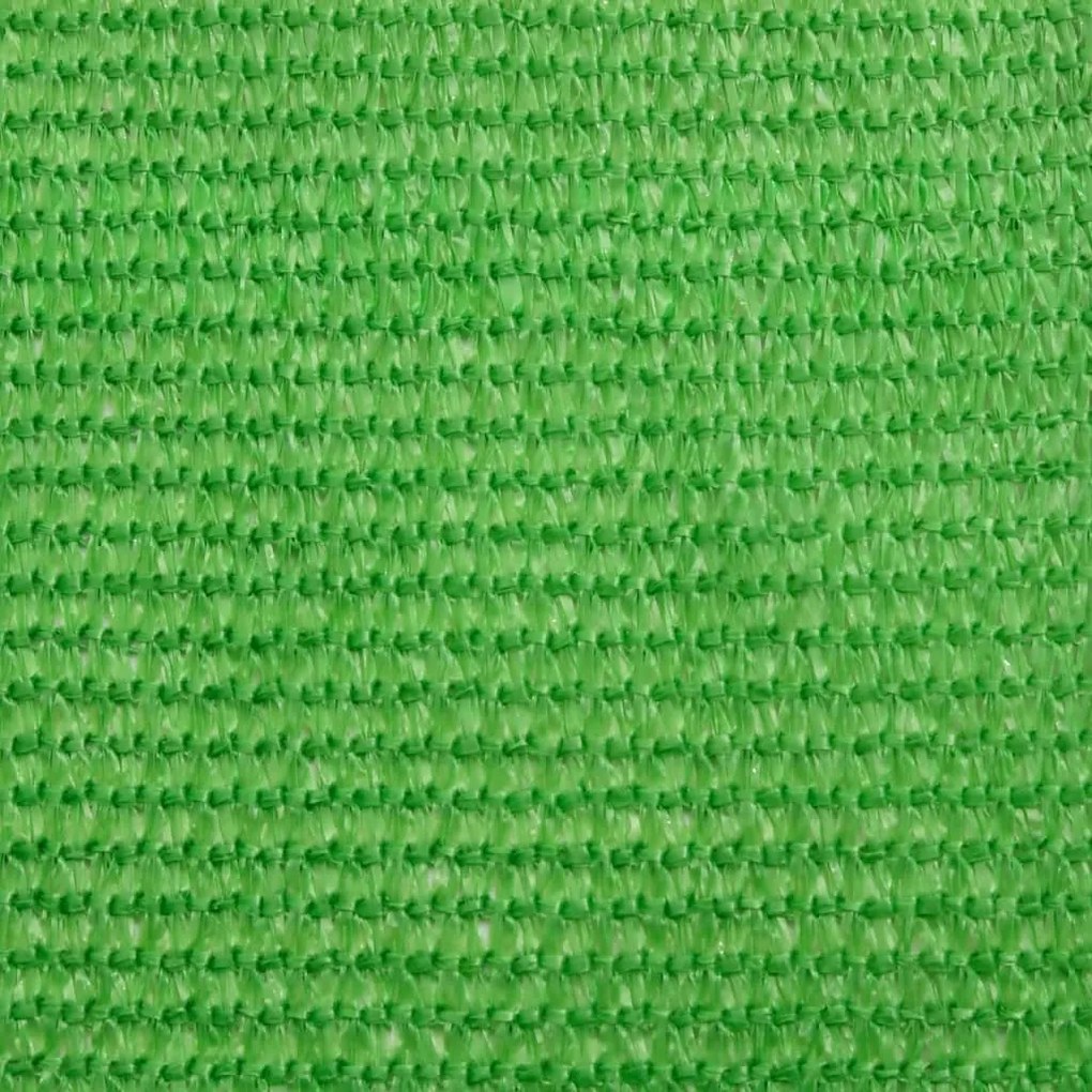 világoszöld HDPE napvitorla 160 g/m² 2,5 x 3 m