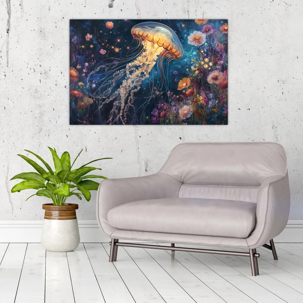 Kép - Varázslatos medúza (90x60 cm)