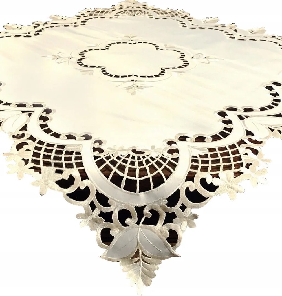 Futófelület Rátét 85x85 Dekoratív Asztalra Krémszínű