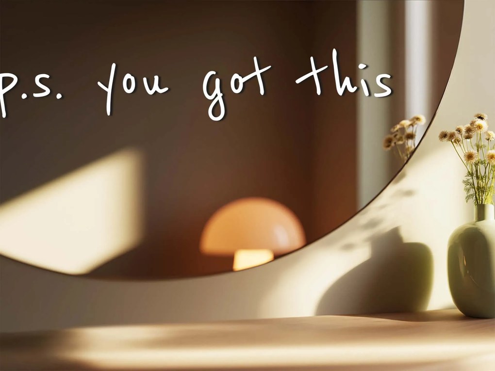 Tükör matrica S34 – P.S. you got this