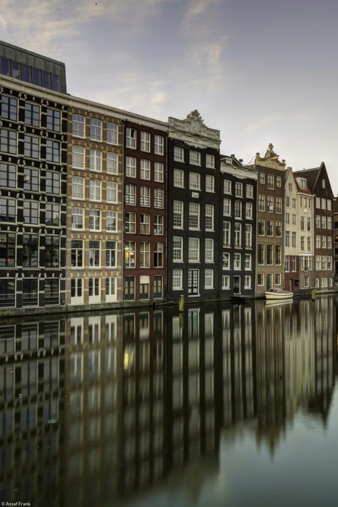 Poszter 20x30cm Csatorna Amszterdam városon át 7, Assaf Frank