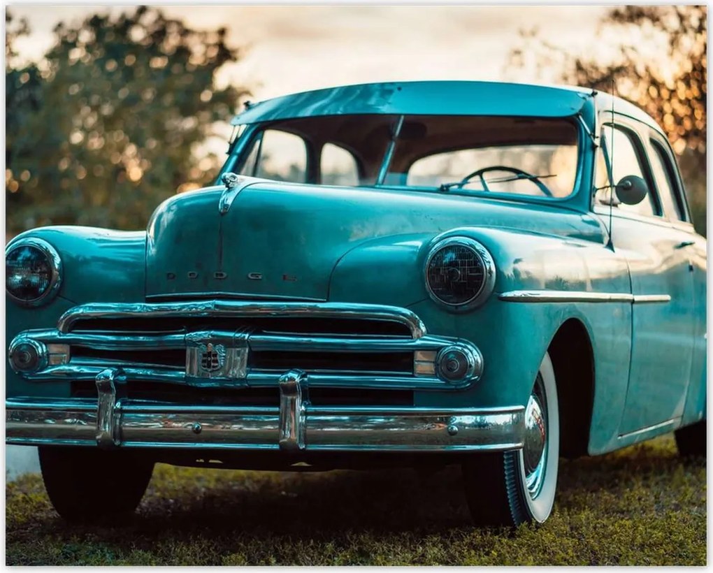Poszterek 50x40 Kék Dodge Autó