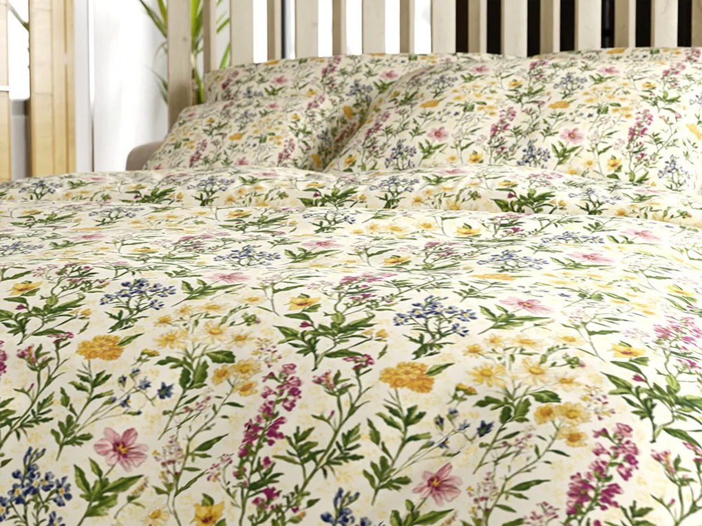 Pamut ágynemű HERBELLE színes Ágyneműhuzat mérete: 70 x 90 cm | 140 x 220 cm