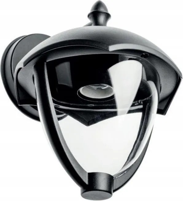 Kültéri homlokzati kerti fali lámpa Grande 25 Ad E27 IP54 fekete Gtv