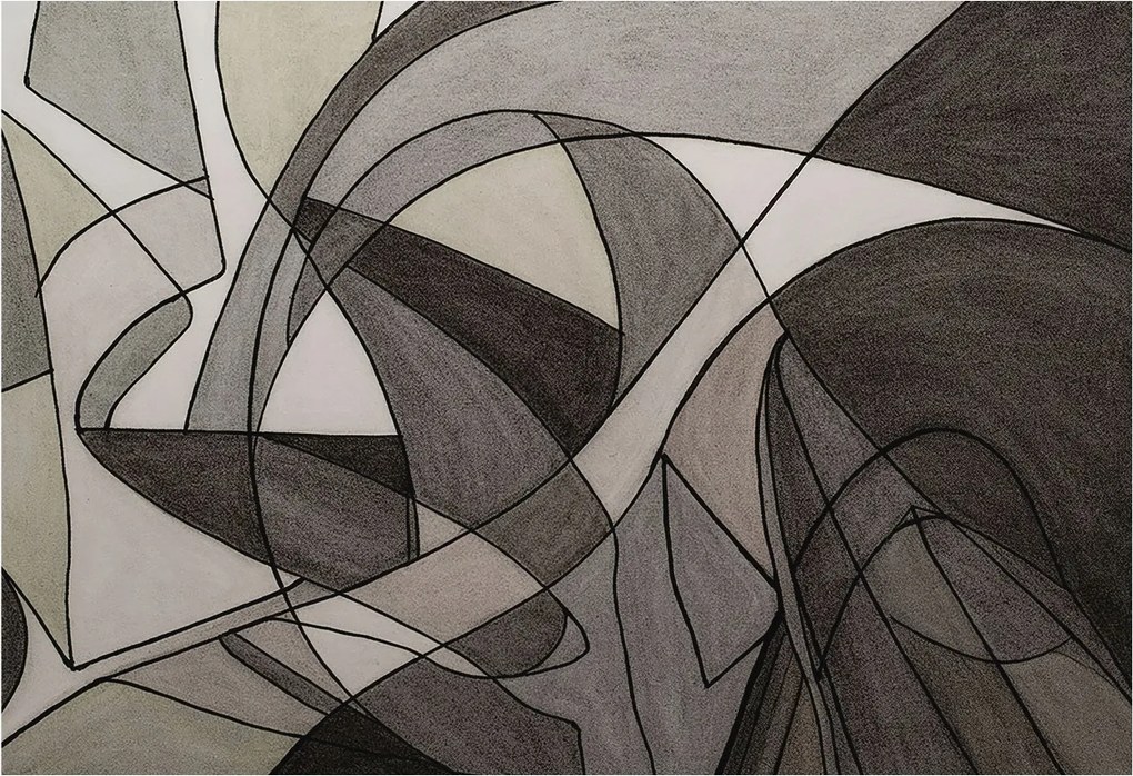 Fotótapéta Flizelin Design Divatos geometrikus absztrakt 152x104