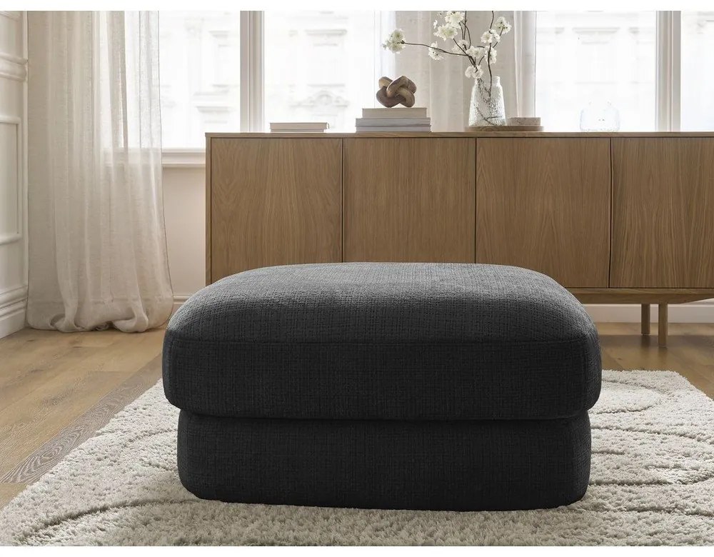 Fekete zsenília lábtartó Leonore – Bobochic Paris