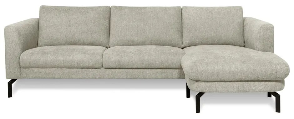 Világosszürke sarokkanapé (jobb oldali) Gomero – Scandic