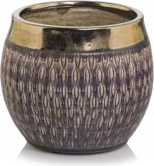 Kerámia kaspó Lila &amp; Gold Polnix 44.014.20 17 cm x 20 x 17 cm