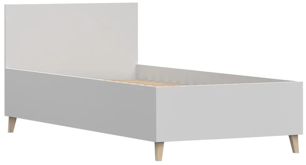 Egyszemélyes ágy 90 cm Figu (fehér). 1071586