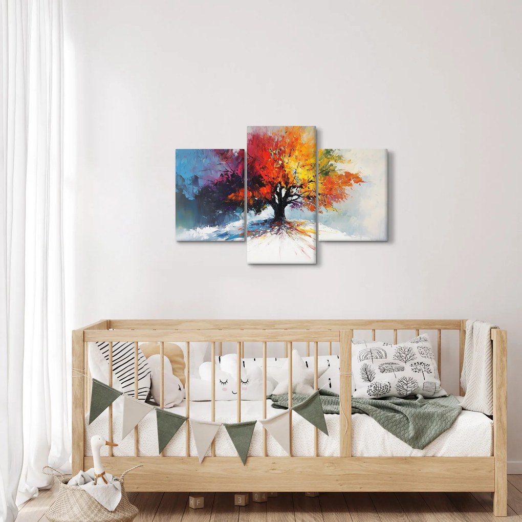 Kép - Színes fa (90x60 cm)
