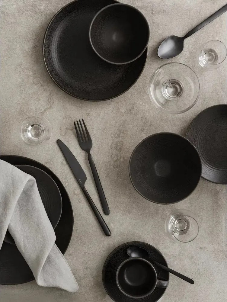 Sötétbarna kerámia tányér ø 26 cm Kumi – Blomus