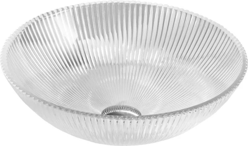 Mexen Zuri üveg asztali mosdó 39 x 39 cm, átlátszó - 24193900