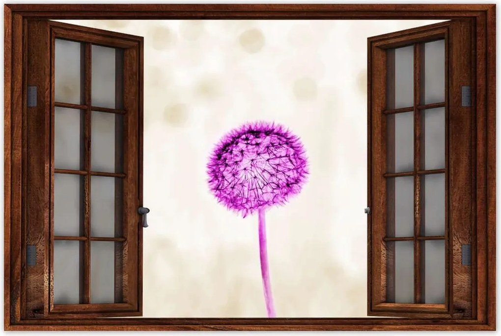 Poszterek 60x40 Lila pitypang