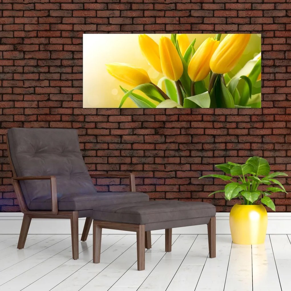 Kép - Sárga tulipán (120x50 cm)