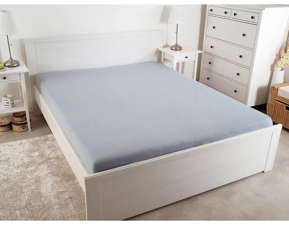 Szürke gumis lepedő 180x200 cm – B.E.S.