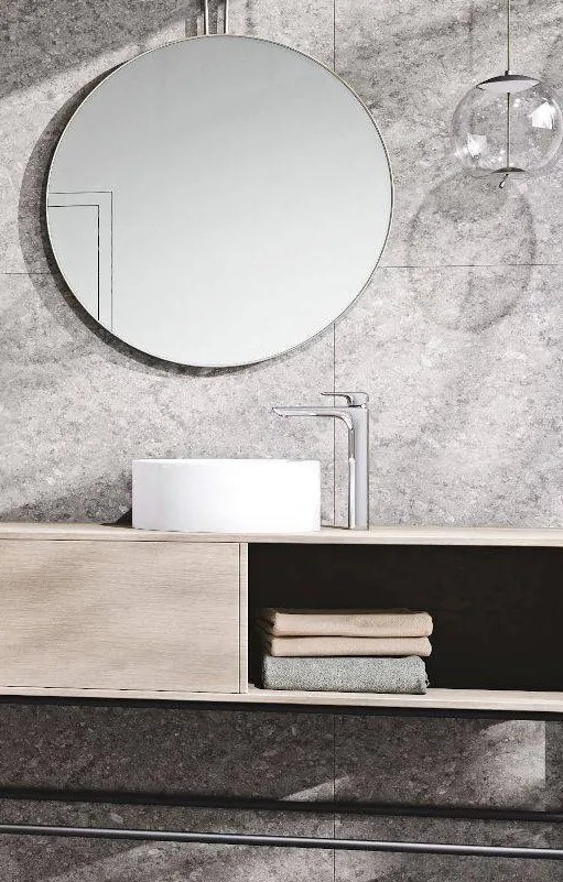 Eurostandard THIN magasított mosdó csaptelep - KRÓM