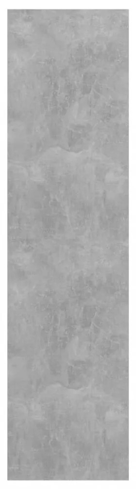 betonszürke szerelt fa fali TV-szekrény 37x37x142,5 cm