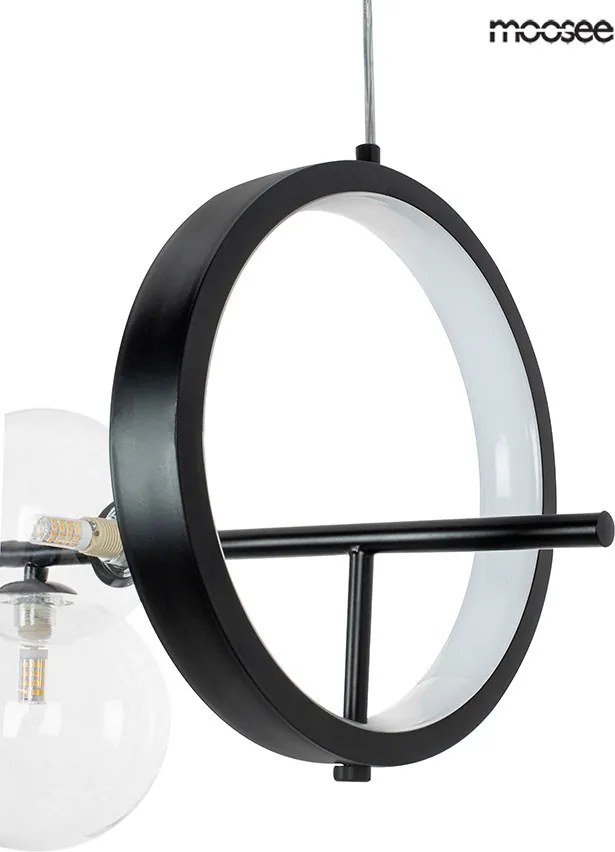 KING HOME MSE010100285 ALURE Többágú Függesztett Lámpa Fekete G9 IP20