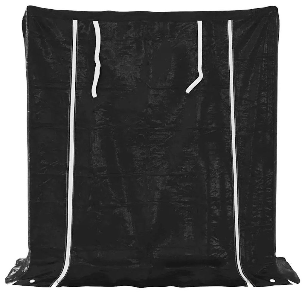 Tűzifa állvány esővédővel 100,5x40,5x110,5 cm horganyzott acél