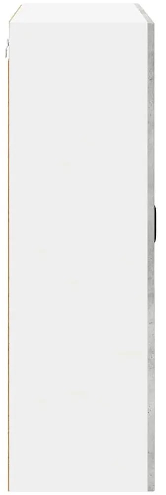 Fali konyhaszekrény Beton Szürke 80 x 31 x 100 cm Faanyag