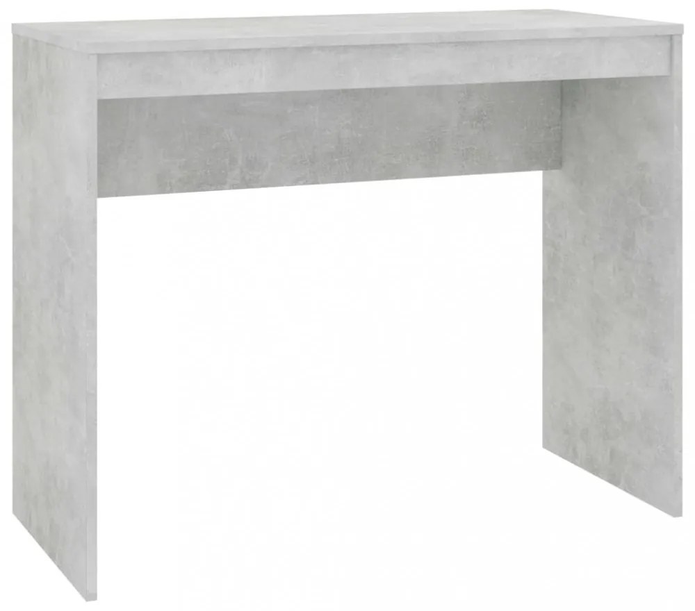 betonszürke szerelt fa íróasztal 90 x 40 x 72 cm