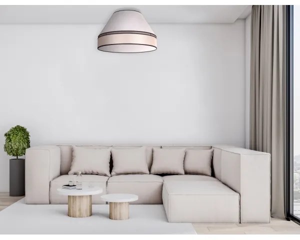 Duolla - Mennyezeti lámpa AVIGNON 3xE27/15W/230V á. 60 cm bézs