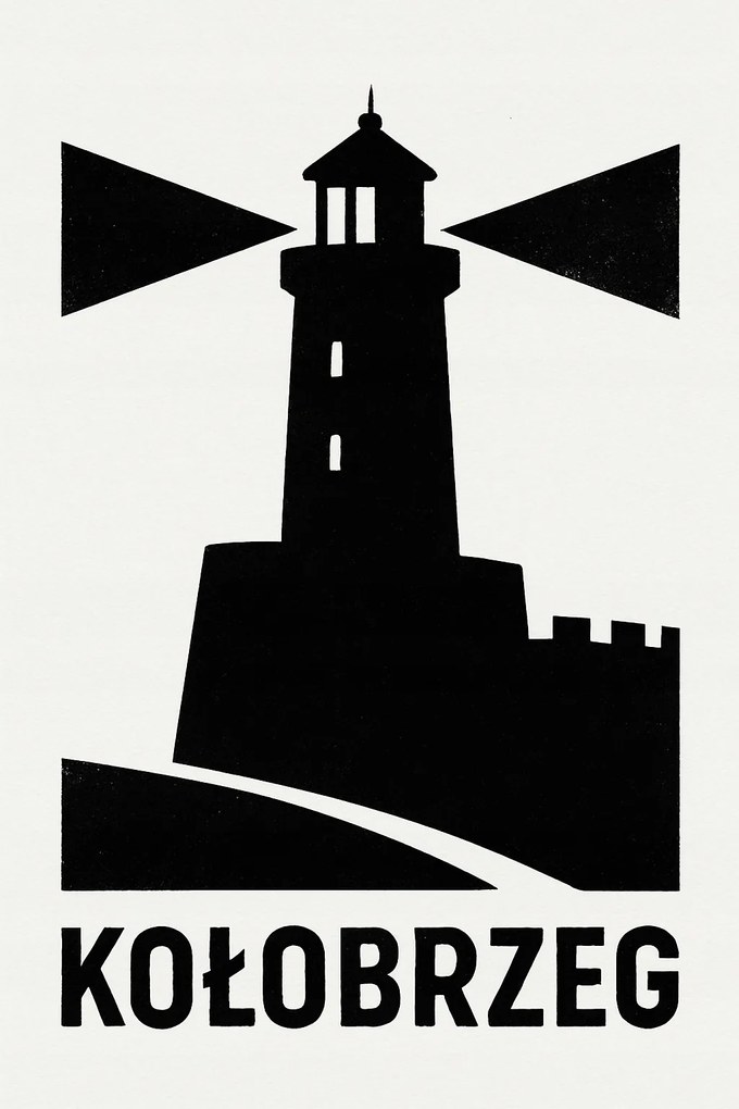 Poszter Minimalista Kolozsvár Világítótorony 50x70