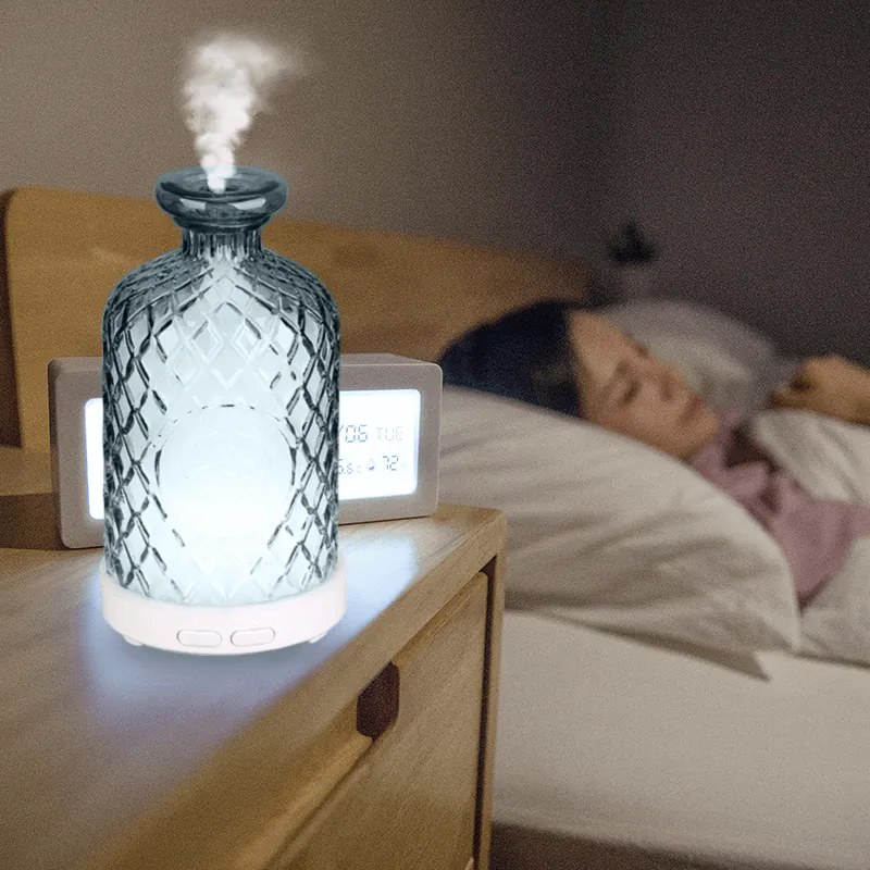 Ultrahangos aroma diffúzor, szürke, GILI