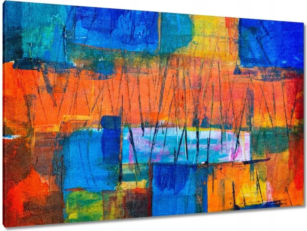 Festmények 120x80 Absztrakt Kígyó