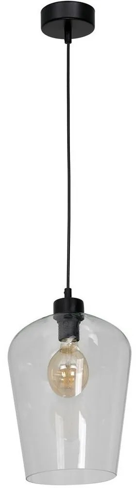 Csillár SANTIAGO 1xE27 / 60W / 230V átlátszó