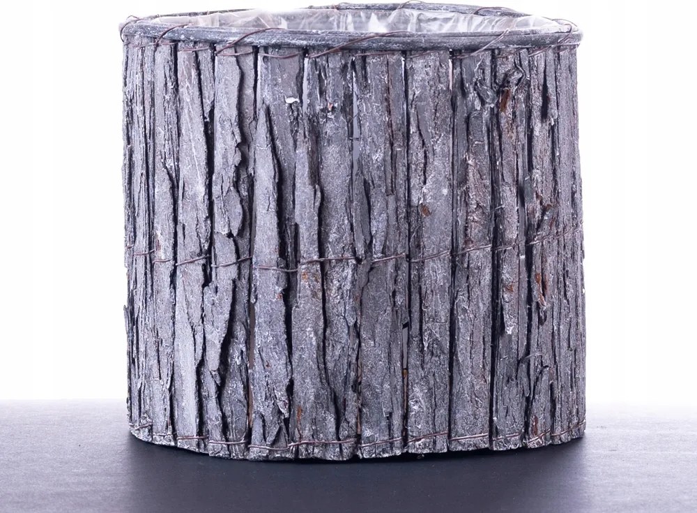 Kerek kéregvédő kosár sírkompozícióhoz