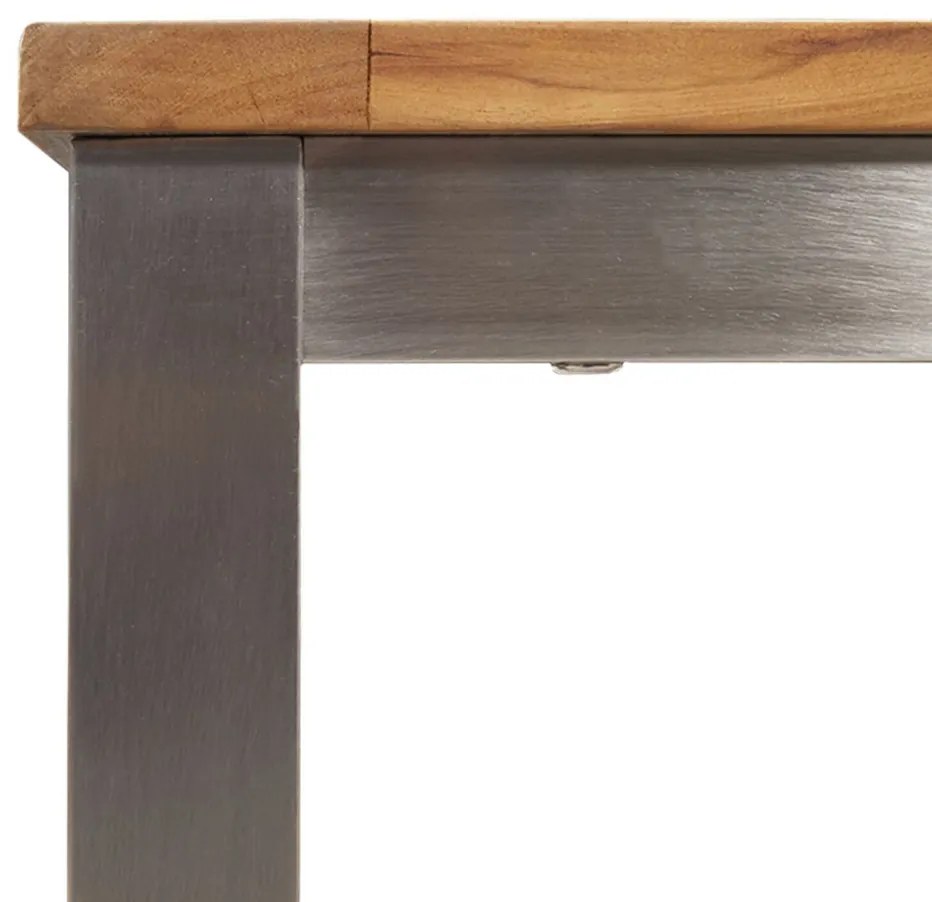 kültéri étkezőasztal 180x90x75 cm tömör akácfából