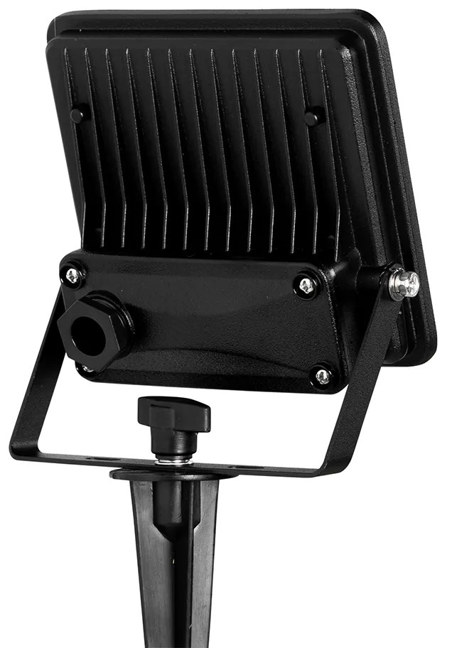 Okos spotlámpa fekete 12,8 cm LED-del IP65 talpnyújtással - Ruud