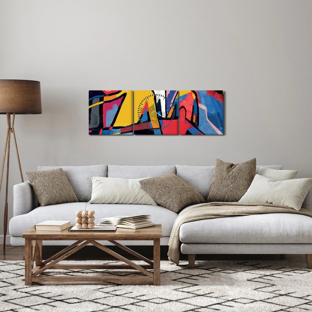 Kép - A férfiak absztrakciója (órával) (90x30 cm)