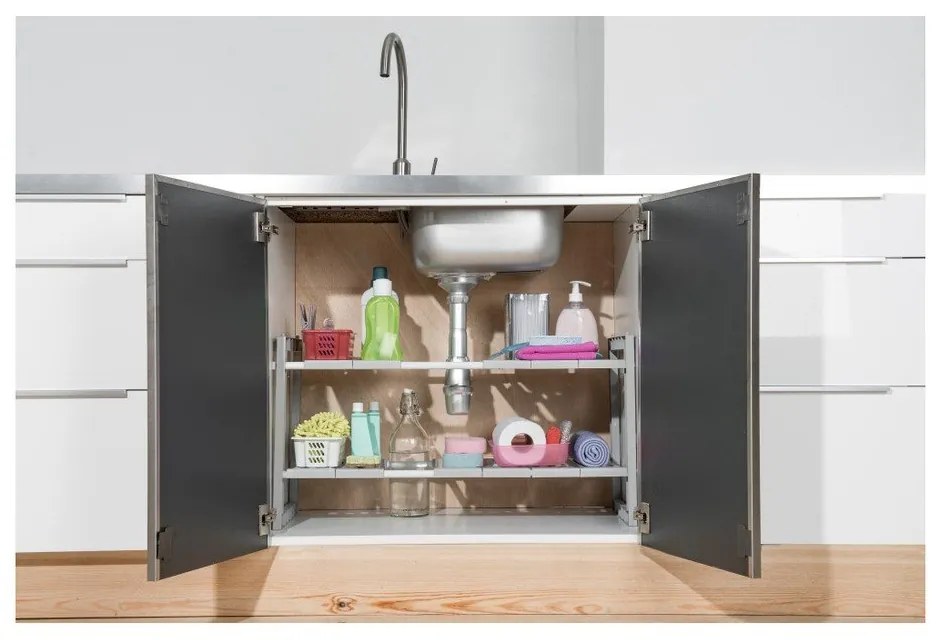 Expandable Shelf mosogató alatti polc, állítható szélességgel - Compactor
