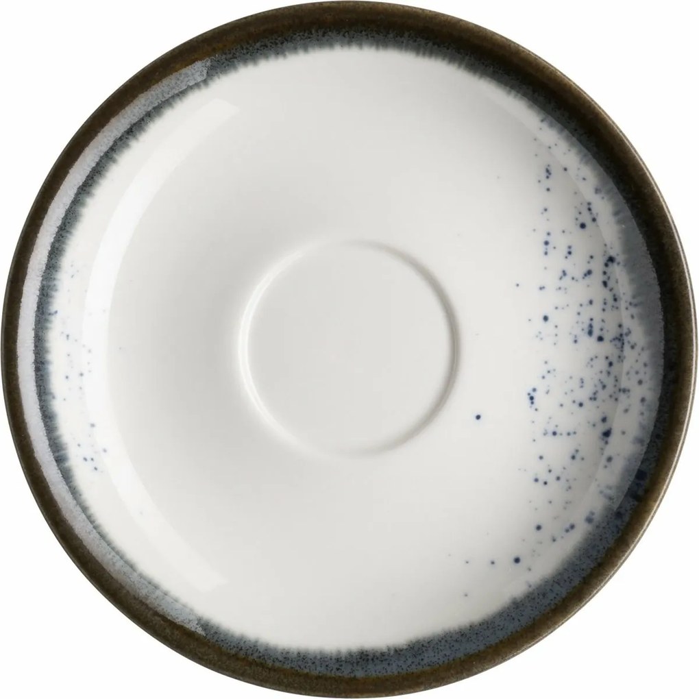 Mäser Espressócsésze alátét Pintar White kékpöttyös 13 cm, S