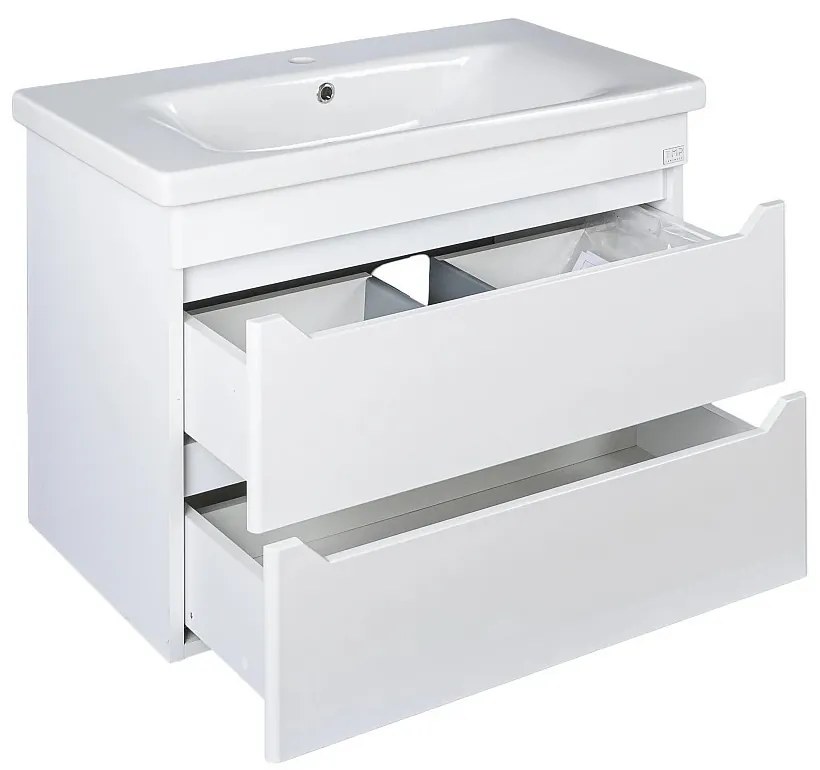 TMP SHARP 65 fali fürdőszobabútor - Sanovit SOFT - 13065 mosdóval - 65 x 45,5 cm