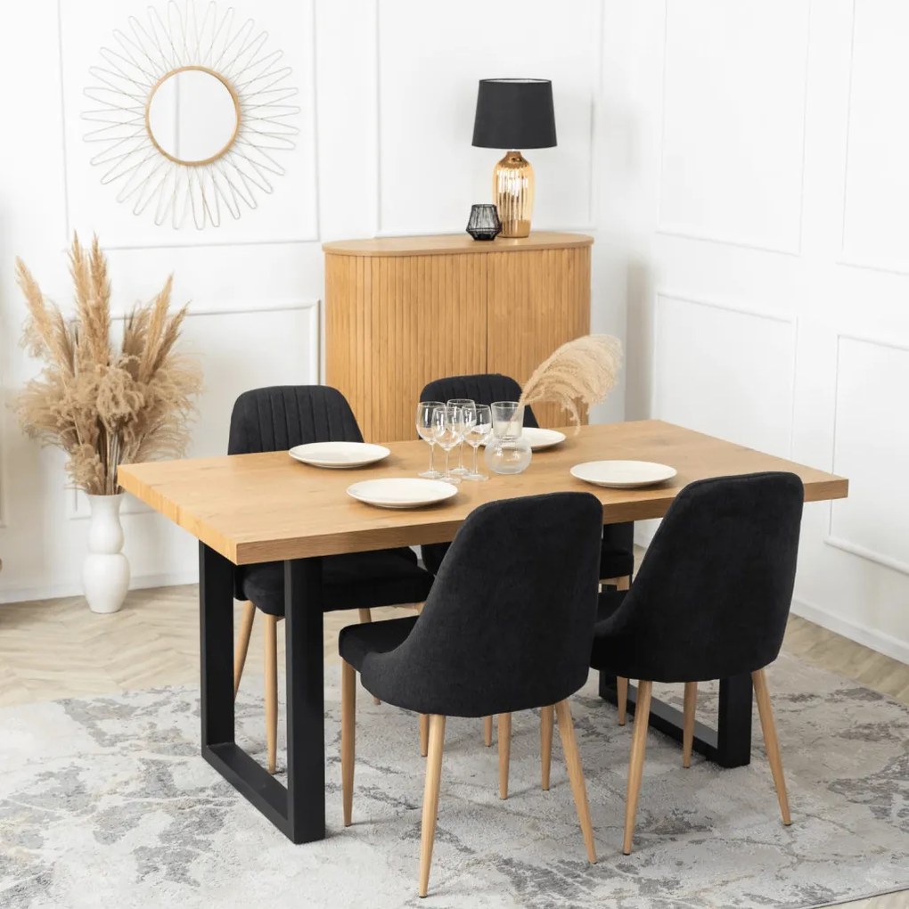 Krzesło TORINO Czarne