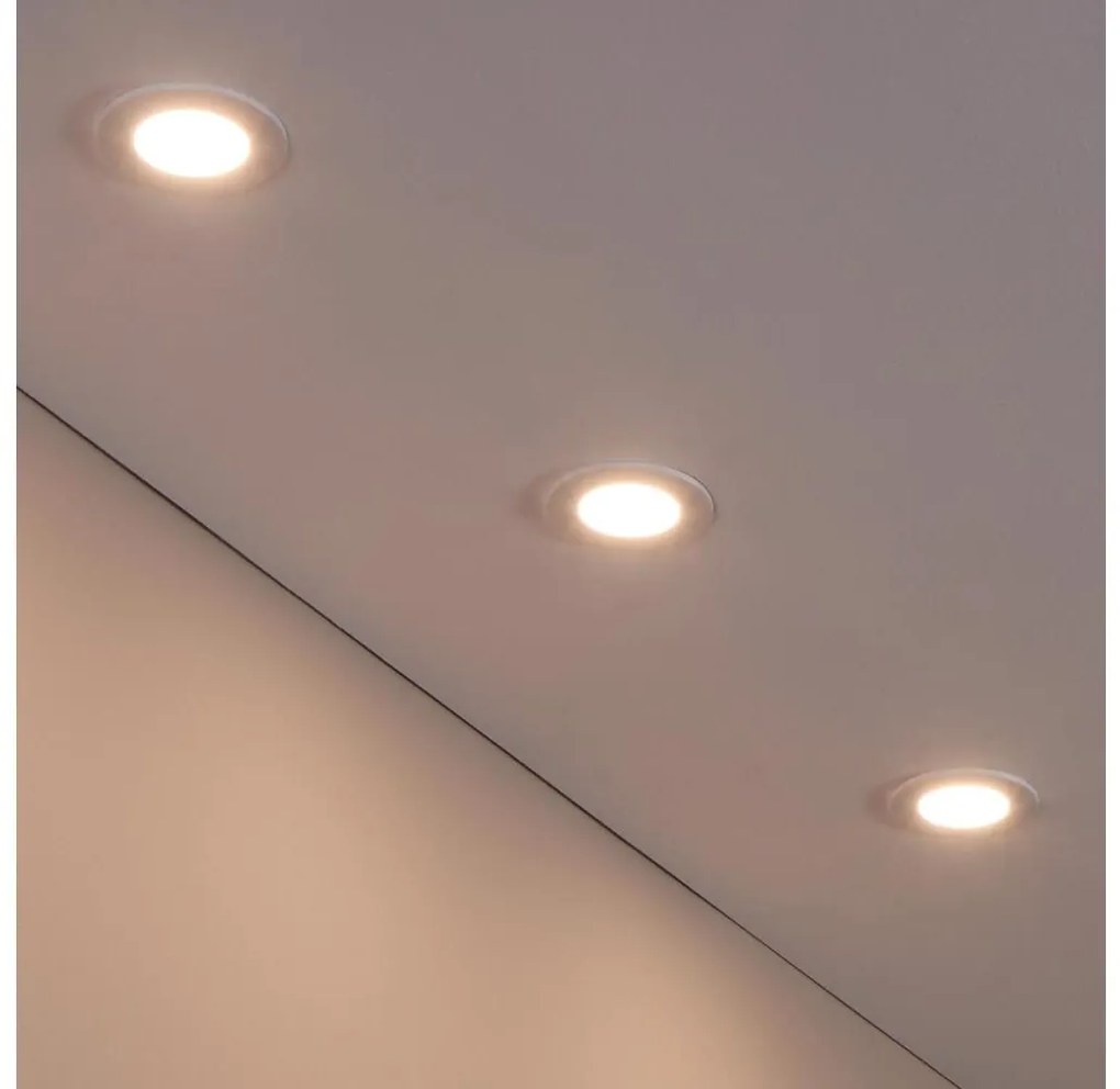 Eglo 31741 - 3x LED-es dimmelhető lámpatest FUEVA-Z 1xLED/2,8W/230V IP44 fehér