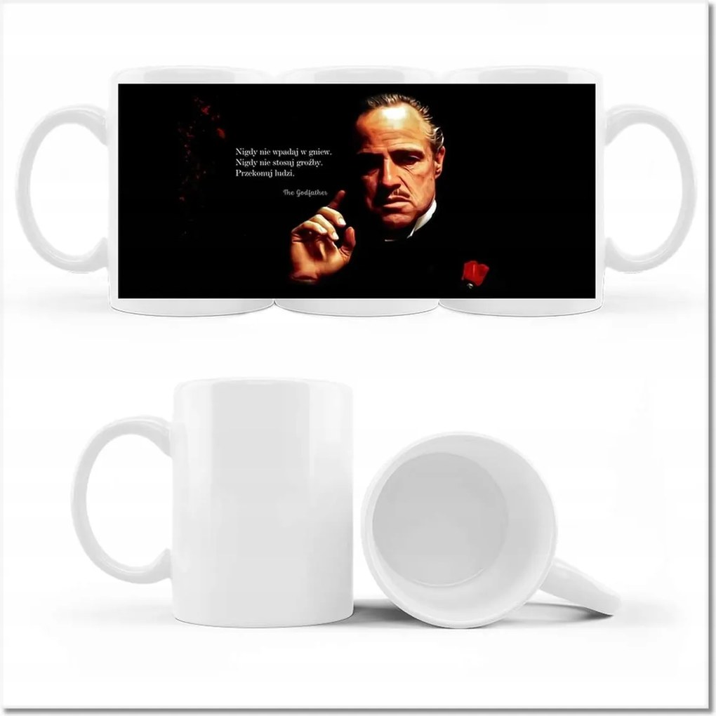 Fotó bögre Keresztapa Idézet Harag Fenyegetés